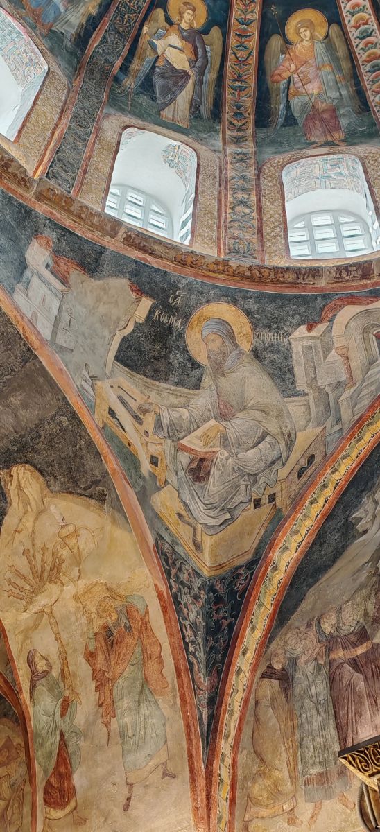 wnętrze meczetu Kariye – dawnego kościoła św. Zbawiciela w Stambule– mozaiki bizantyjskie w pełnej krasie