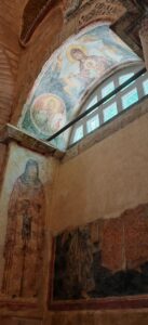 wnętrze meczetu Kariye – dawnego kościoła św. Zbawiciela w Stambule– mozaiki bizantyjskie w pełnej krasie