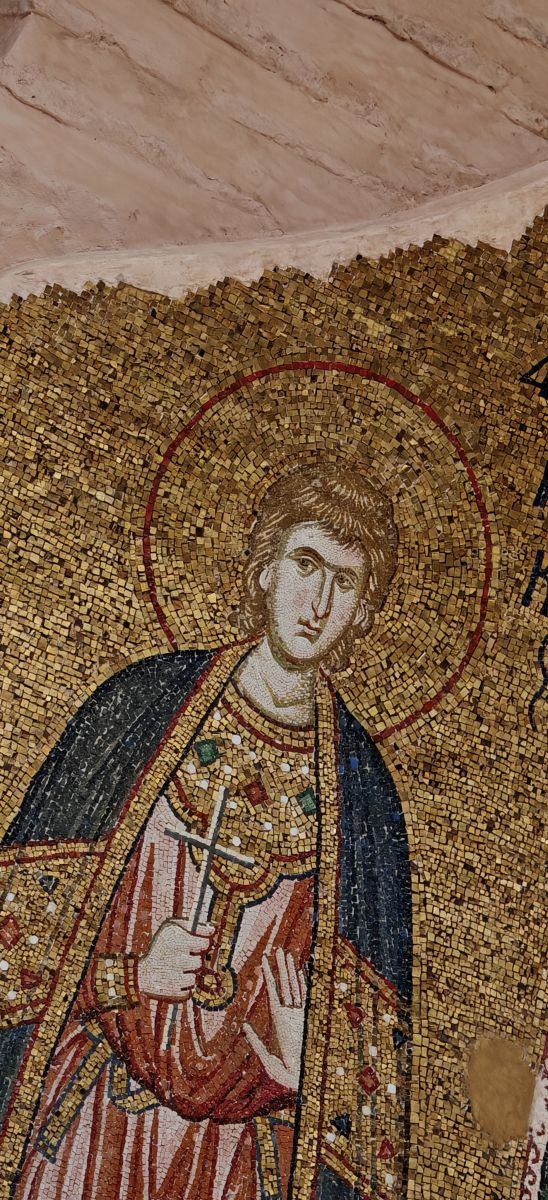 wnętrze meczetu Kariye – dawnego kościoła św. Zbawiciela w Stambule– mozaiki bizantyjskie w pełnej krasie