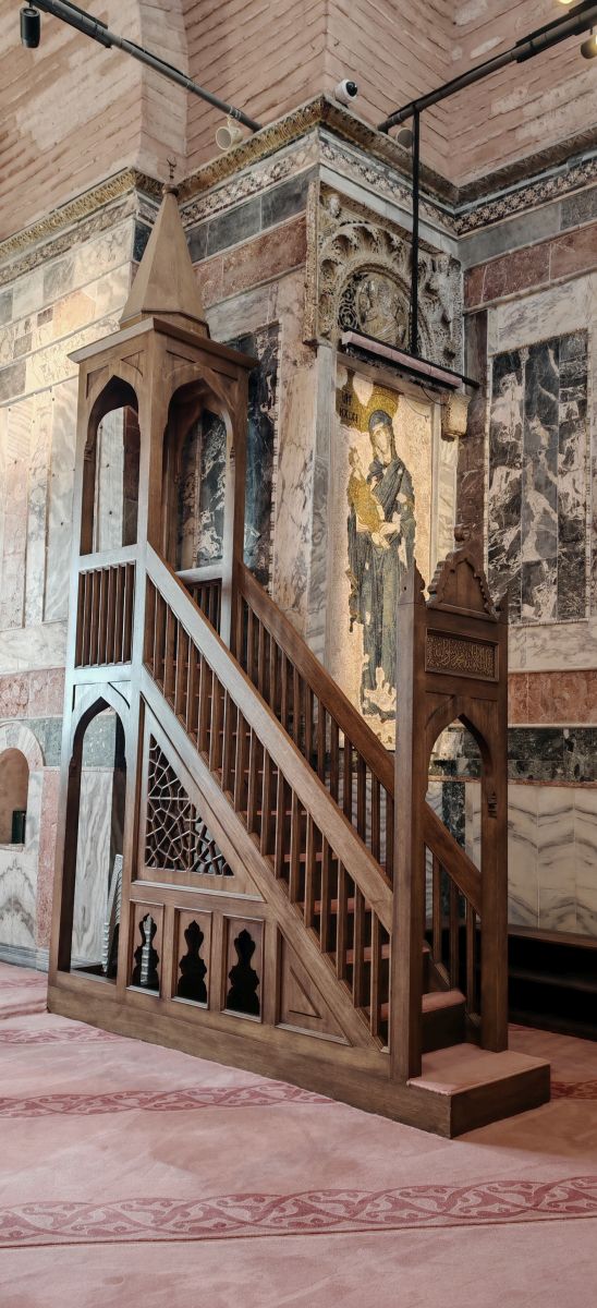 wnętrze meczetu Kariye – dawnego kościoła św. Zbawiciela w Stambule–