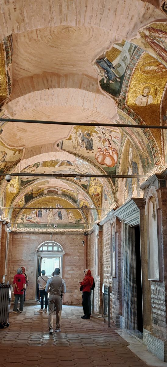 wnętrze meczetu Kariye – dawnego kościoła św. Zbawiciela w Stambule–