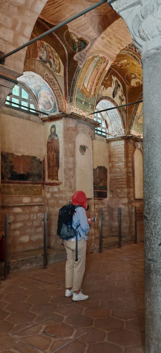 wnętrze meczetu Kariye – dawnego kościoła św. Zbawiciela w Stambule–